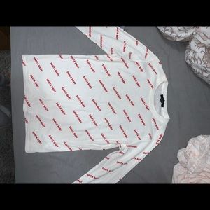 Forever 21 Santa Baby Thermal Shirt